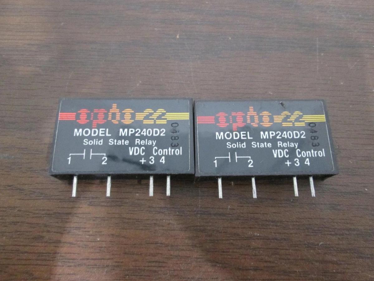Used Opto 22, Model MP240D2, Solid State Relay, Used, Lot of 2