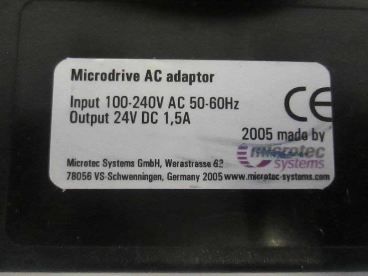 Used Microtec Systems, Microdrive AC Adaptor, Used