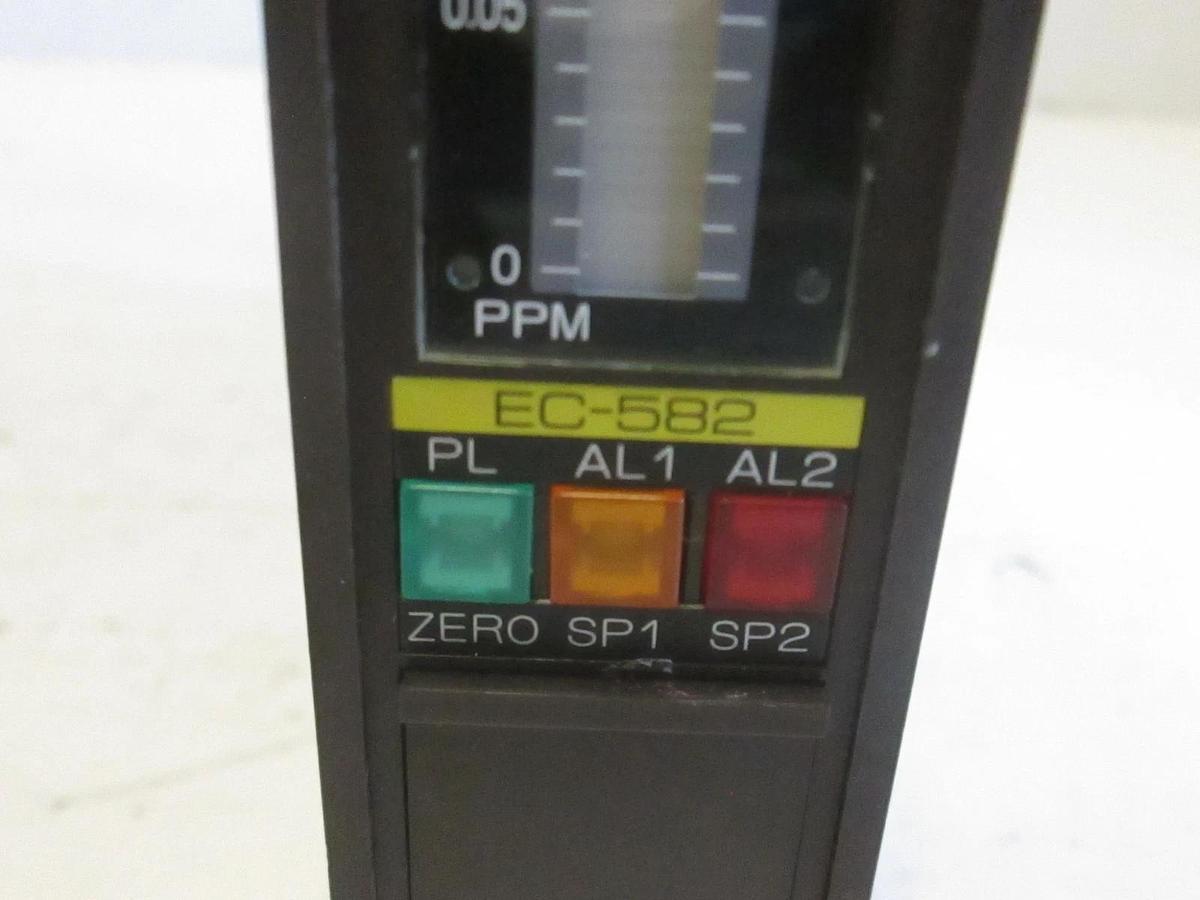 Used Riken Keiki EC-582 Gas Indicator Alarm System, Used