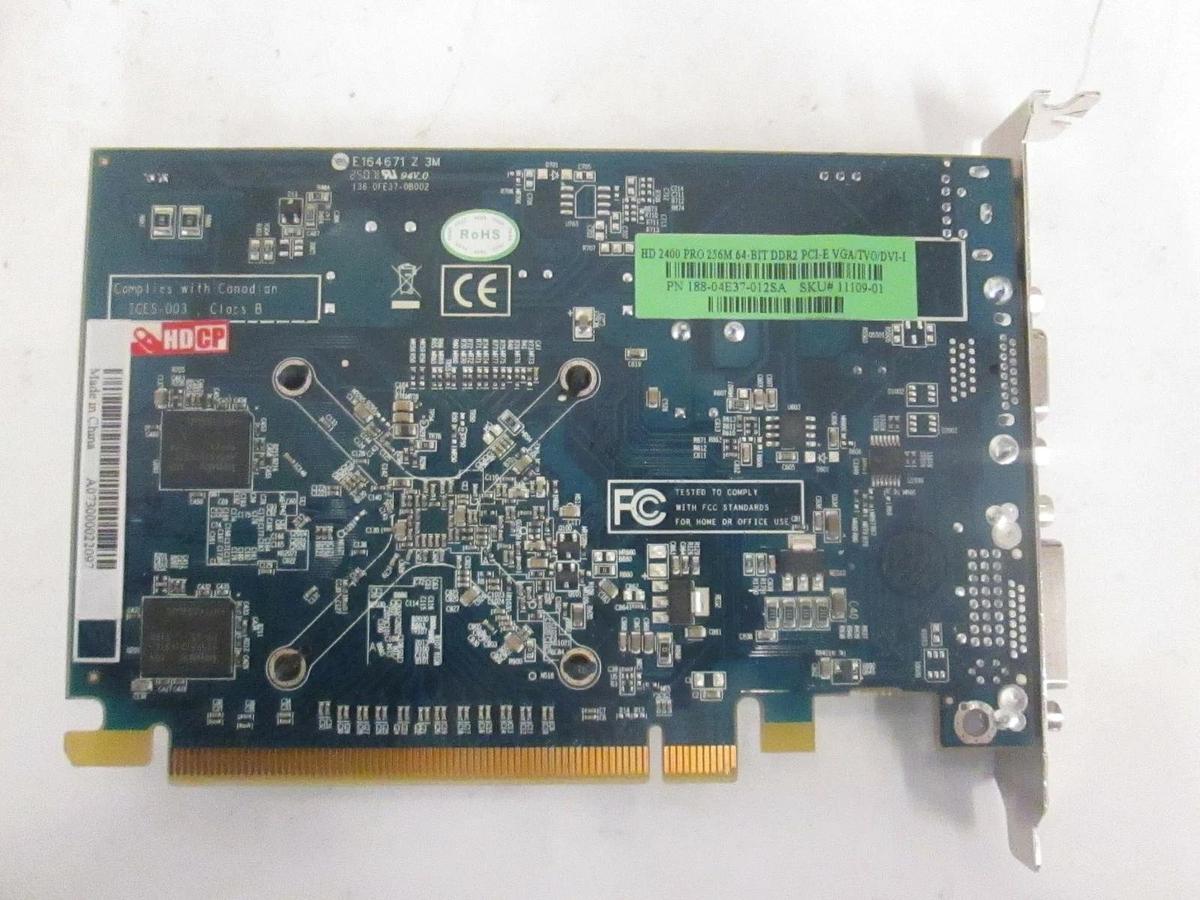 Used Sapphire Radeon, 109-B16931-00D HD3450 512MB PCI-E VGA DVI HDMI Video Card, Used