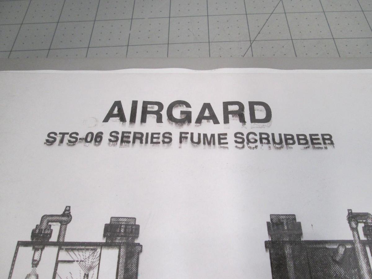 Used Airgard, STS-06 Series Fume Scrubber, Maintenance and Installation Manual, Used