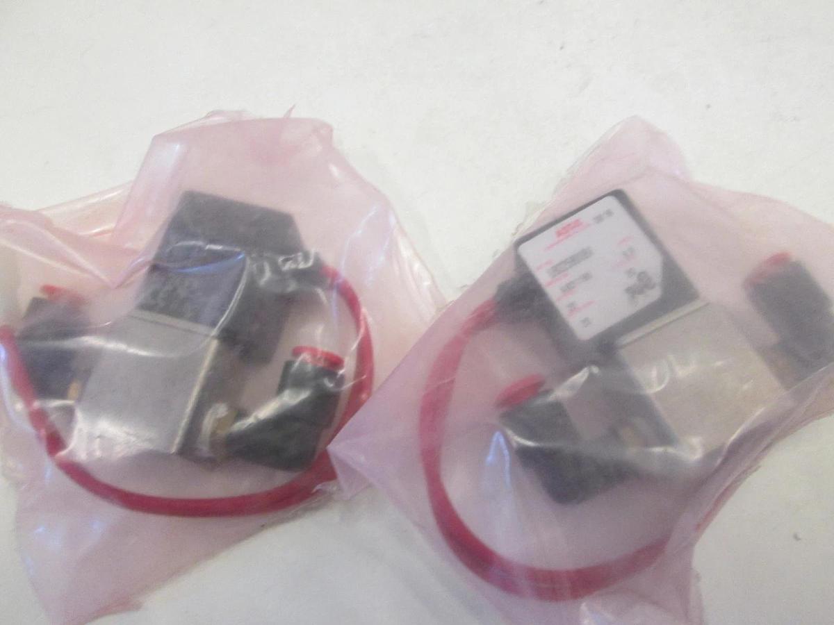 Asco, U8225B008V, Solenoid Valve, 6.9W, 20 PSI Air/Water, New, Lot of 2
