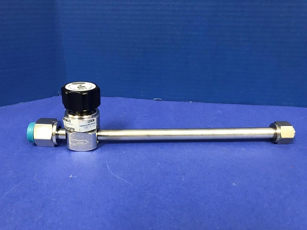 Used Veriflo 955ISFS8TS8 Valve Assy, 1/2" VCR x 1/2" F Swagelok, Used