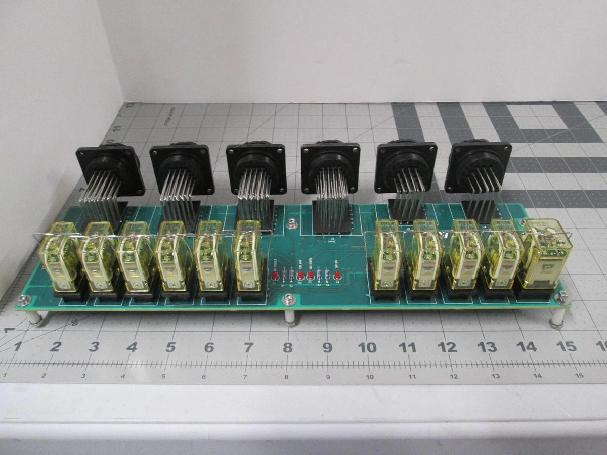 Aviza, 2019991-001, EMO Breakout PCB w/ 10 RHIB ULC DC24, New