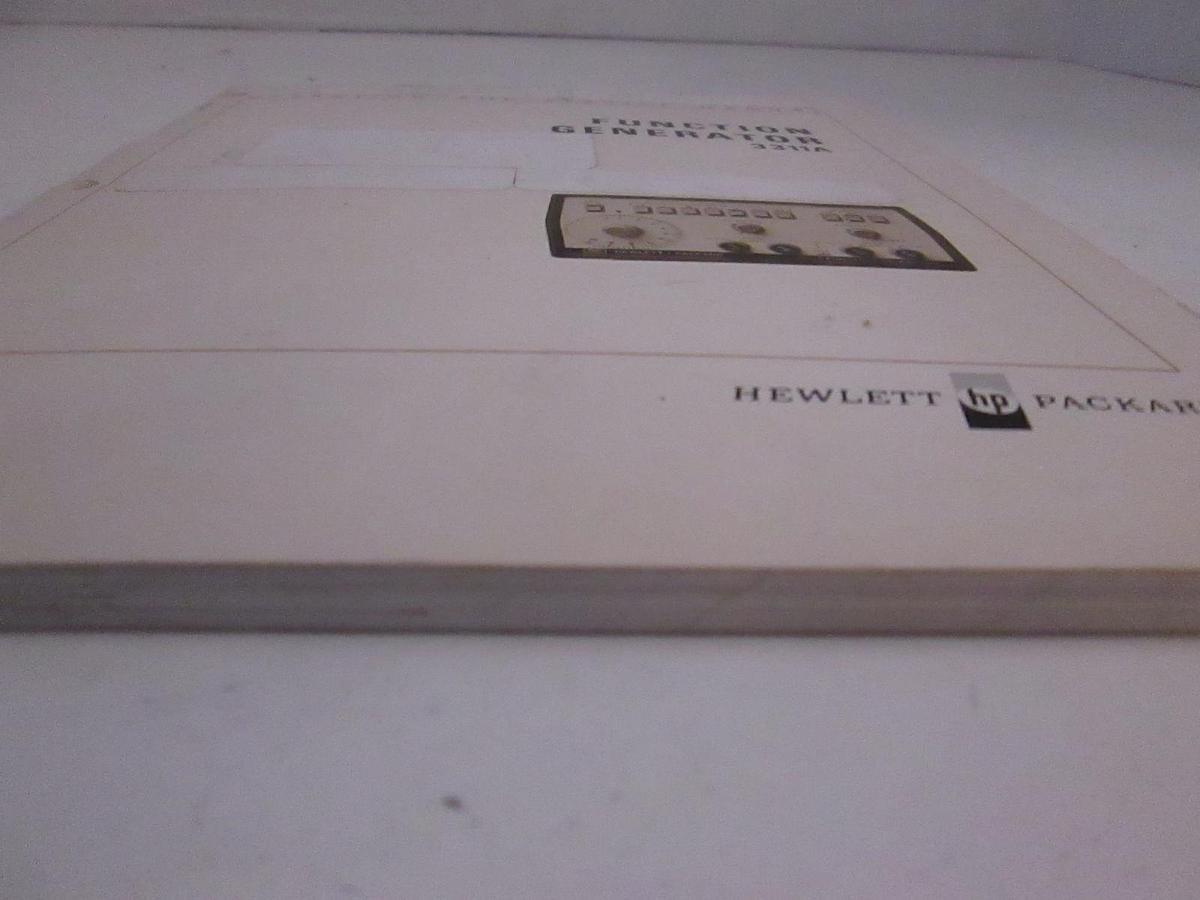 Used HP 3311A Function Generator, Operating and Service Manual, Used