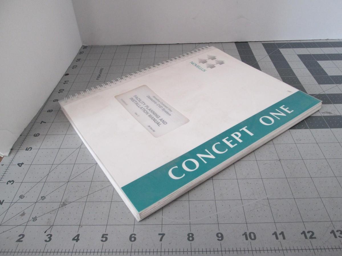 Used Novellus, Dielectric CVD System, Facility Planning and Installation Manual, Used
