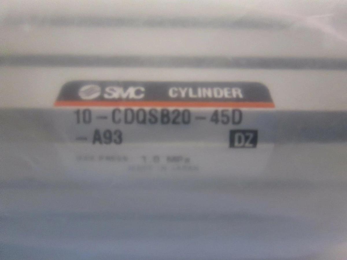 Used SMC, Air Cylinder, 10-CDQSB20-45D, Used