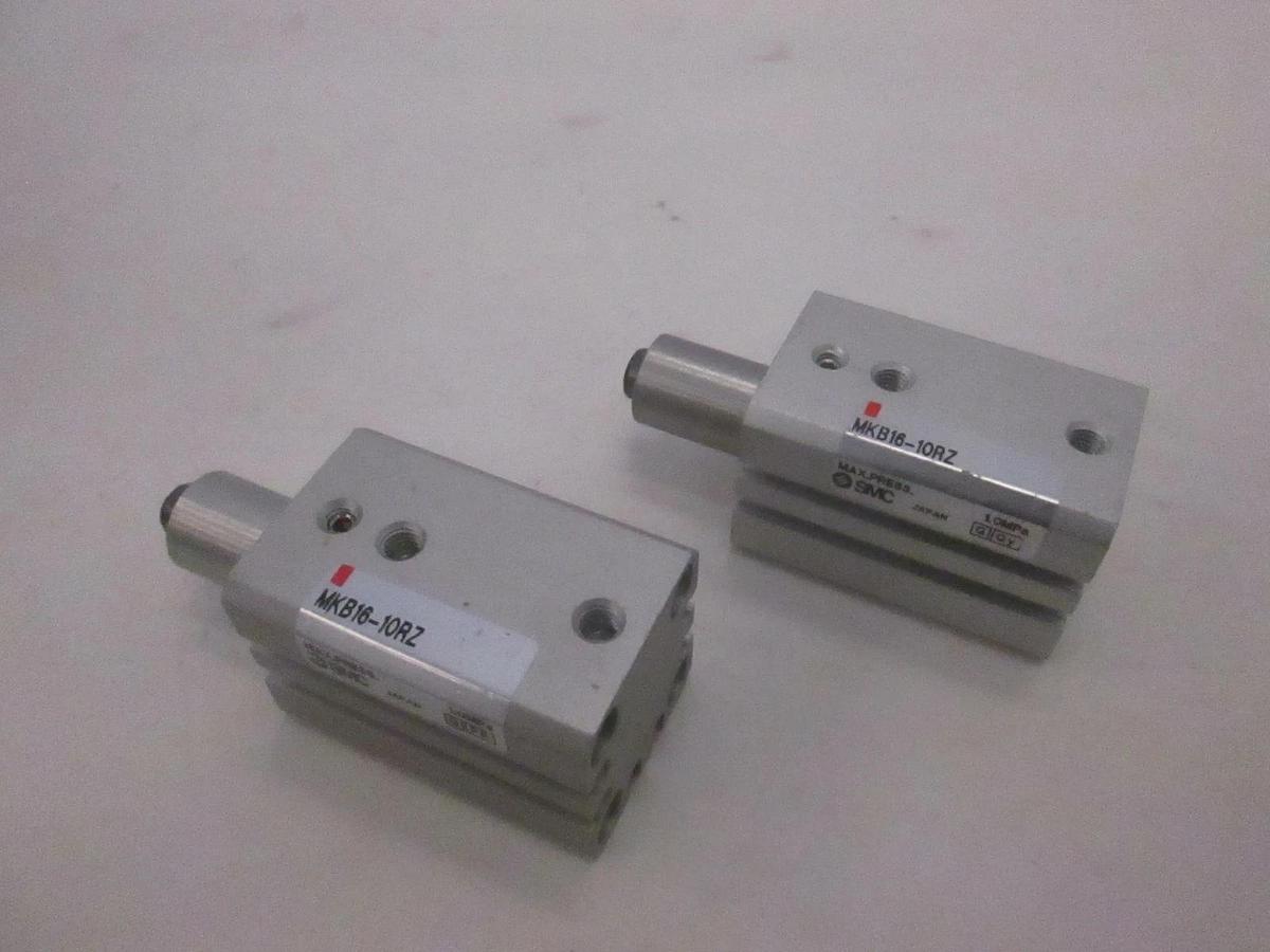 Used SMC, Rotary Clamp Cylinder, MKB16-10RZ, Used, Lot of 2