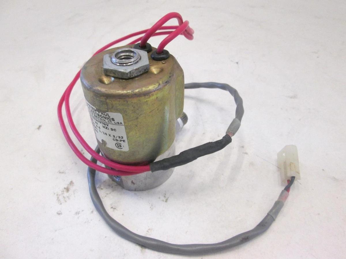 Used Peter Paul Electronics, Solenoid Valve, 23Z0249TQV, 24V. 9.5W. 1/16" x 3/32,Used
