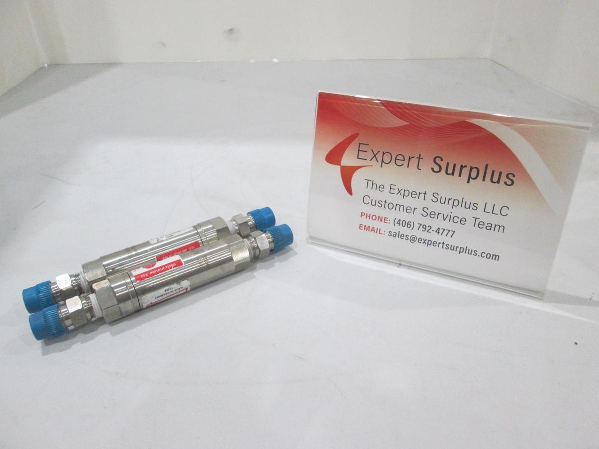 SuperFlash, Flash Arrestor and Check Valve, DGN Stainless Steel, New, Lot of 2