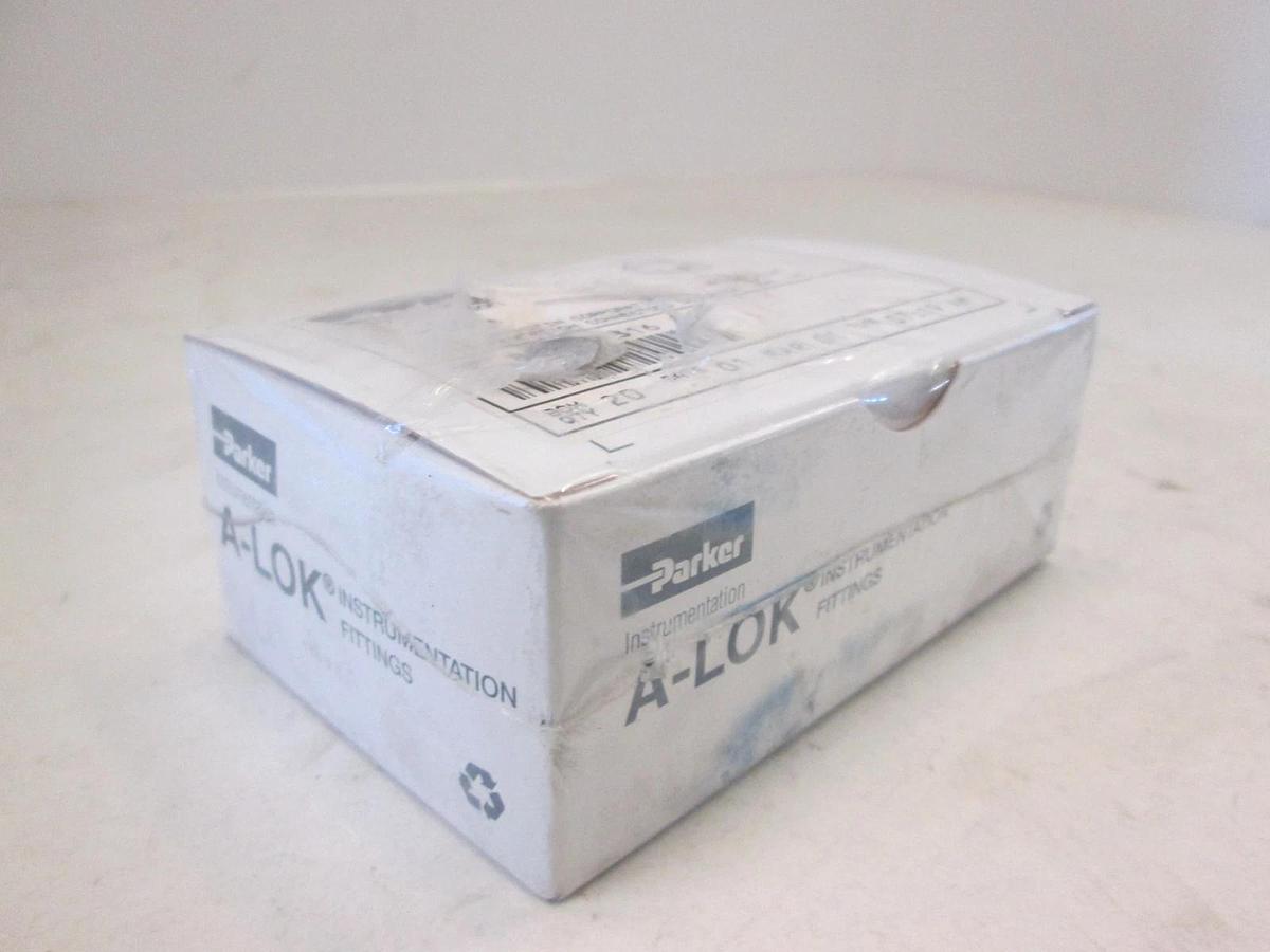 Parker, 8BLP8-316, A-Lok Plug Box of 20, New, Original Packaging