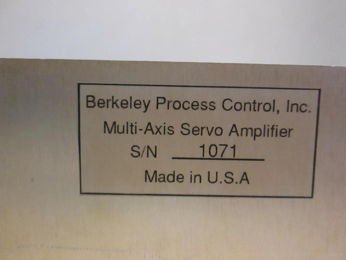 Used Berkeley Process Control, Multi-Axis Servo Amplifier, 1071