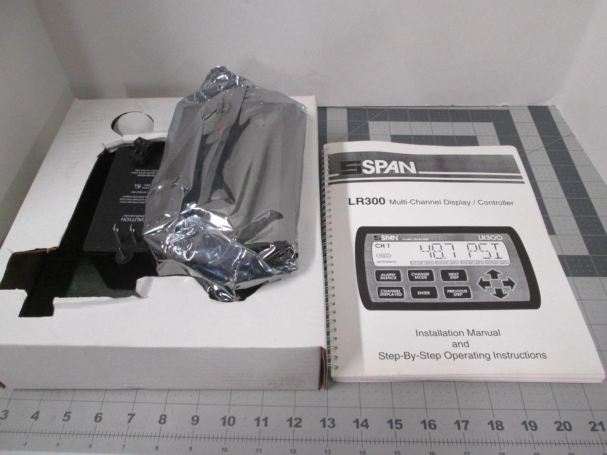 Span, LR300, Multi-Channel Display/Controller w/ Power Supply and Manual, New