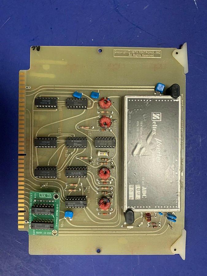 Used Tektronix 670-2415-01 1803 A/D Converter PCB Assy w/ Zeltex Uverter, Used