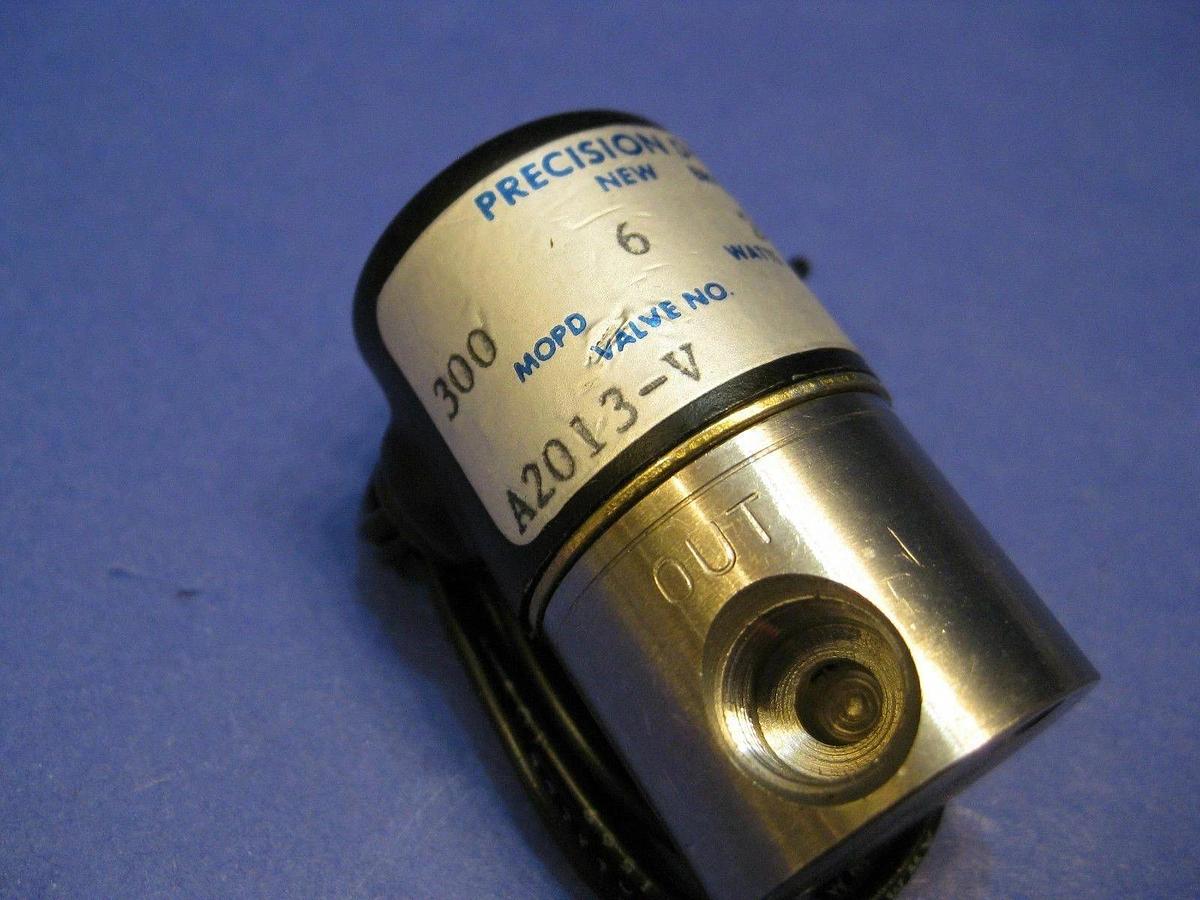 Used Precision Dynamics A2013-V Solenoid 2-Way Valve, 300 PSIG, Used