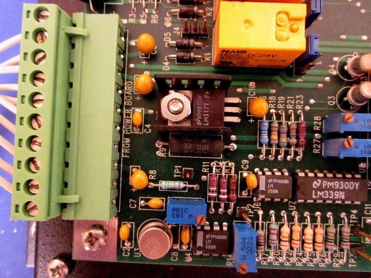 Used ICCI PCB Assembly 8002385 Rev C gas interface board pyro w sheet metal