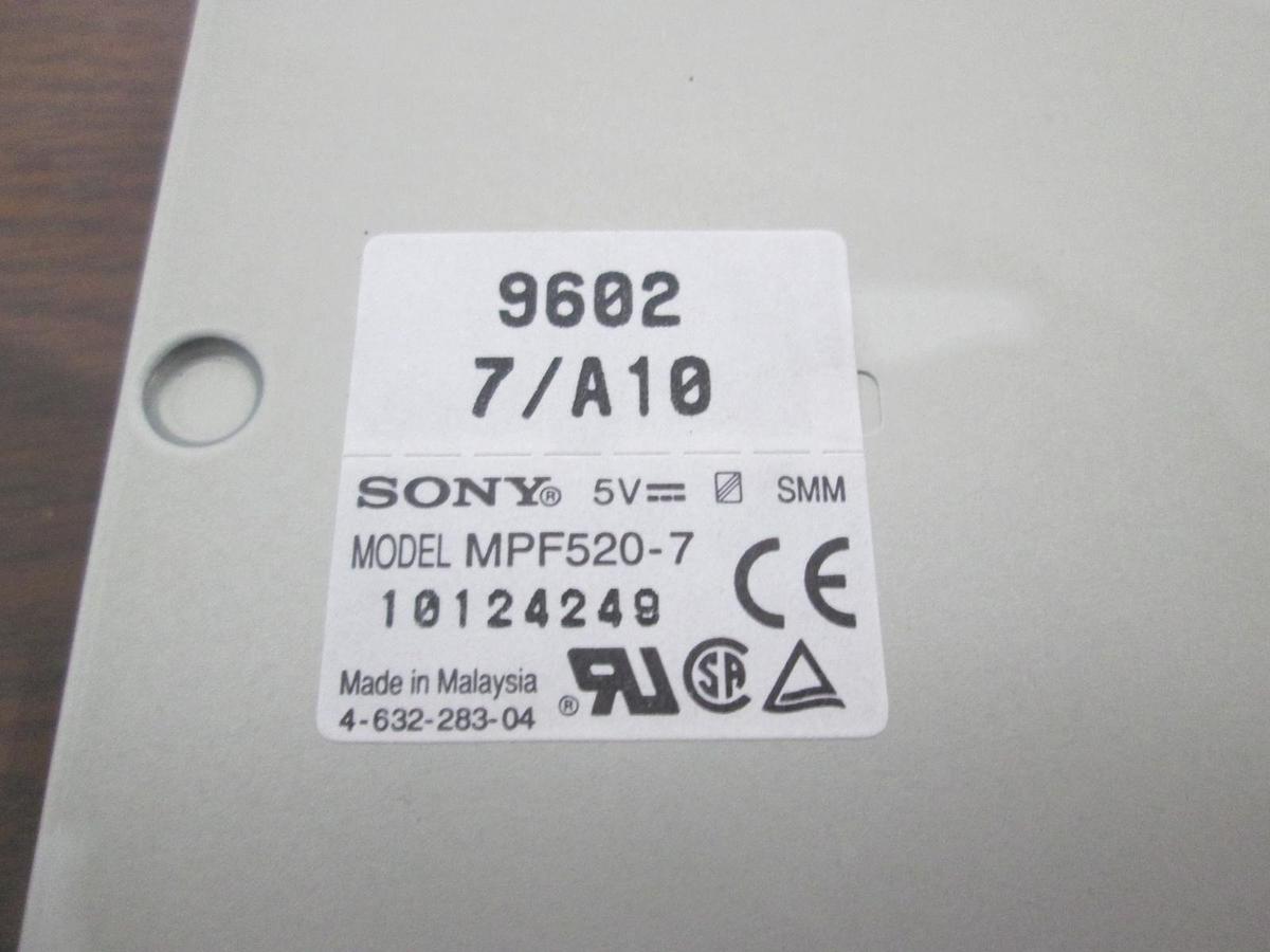 Used Sony, MPF520-7, Internal Disk Drive, 5V, Used