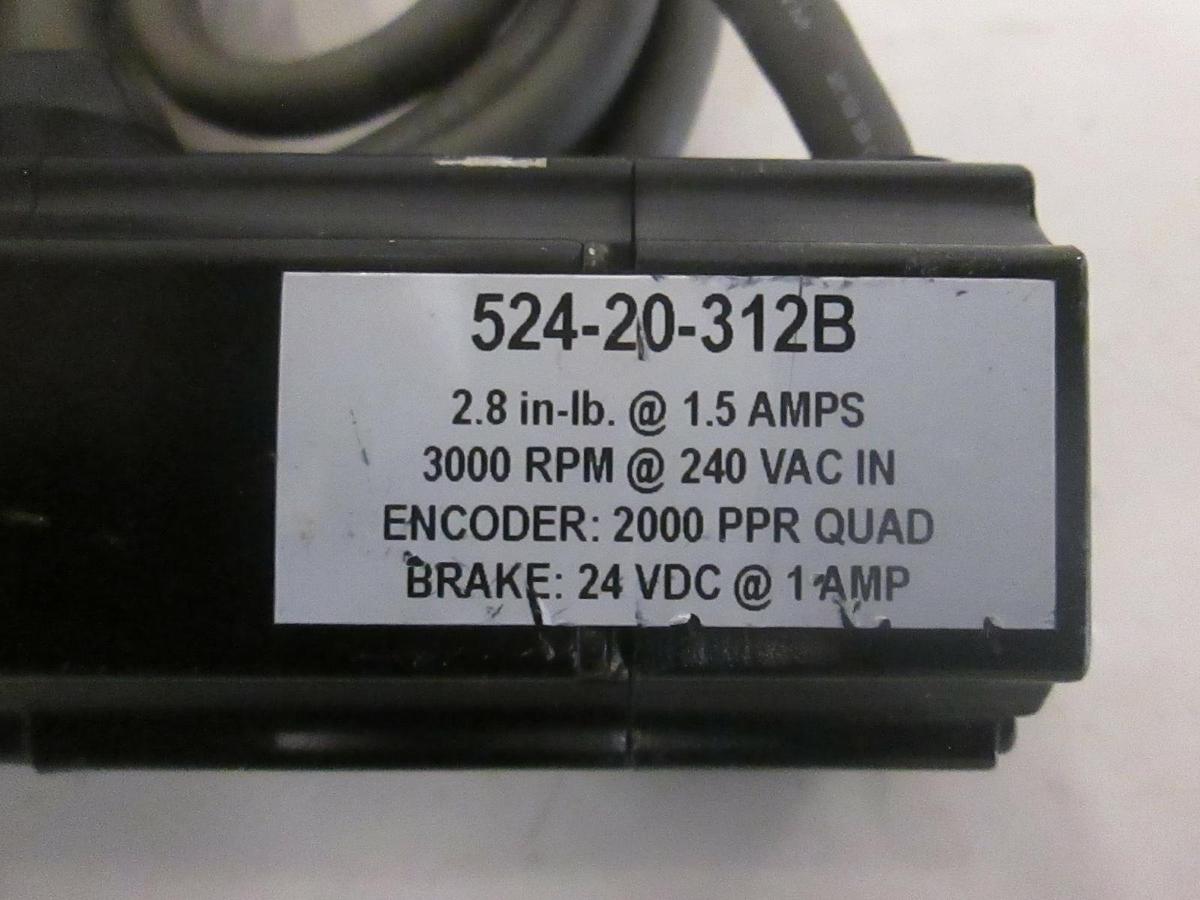 Used Simple Servo, Servo Motor 524-20-312B, Used