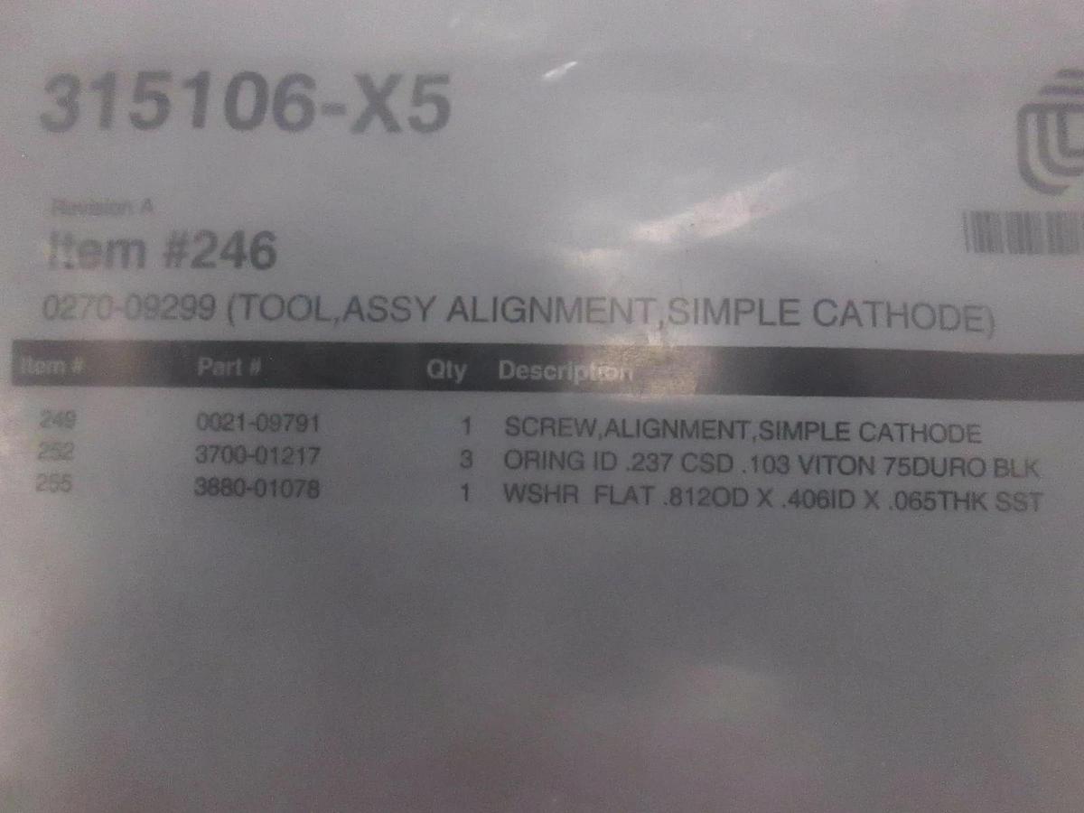 AMAT, 0270-09299 TOOL,ASSY ALIGNMENT,SIMPLE CATHODE, New