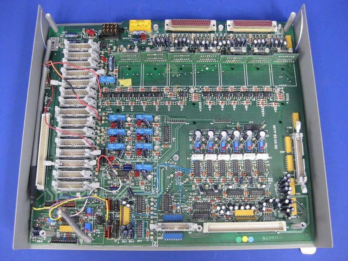 Used Semy Engineering Gas Interface PCB, MYP830400B with Case, Used