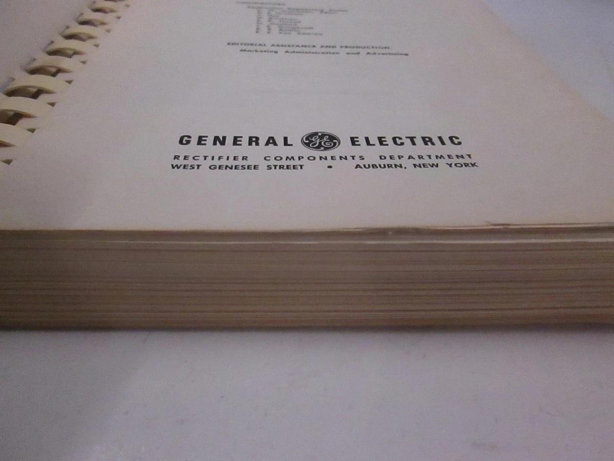 Used GE Silicon Controlled Rectifier Manual Third Edition, Used