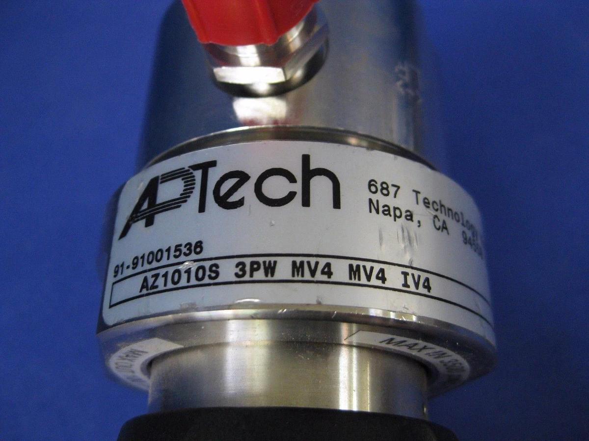 Used APTech AZ1010S 3PW MV4 MV4 IV4 Pressure Regulator, 100 psig, Used
