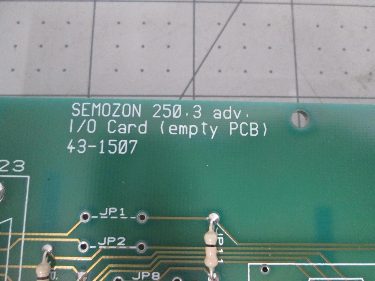 Sorbios, 33-1507, I/O Card, Semozon, 250.3ADV PCB Assy, New