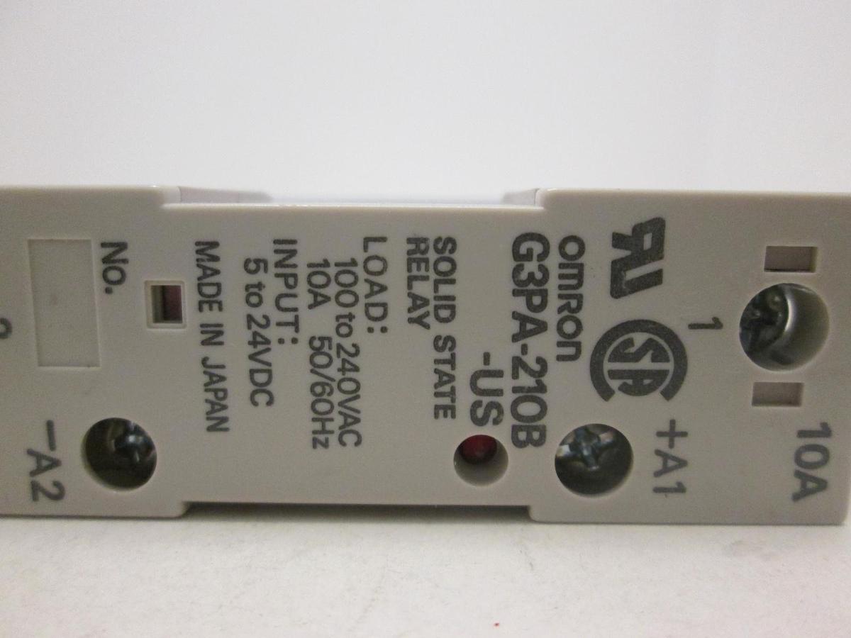 Used Omron, G3PA-210B, Solid State Relay, Used