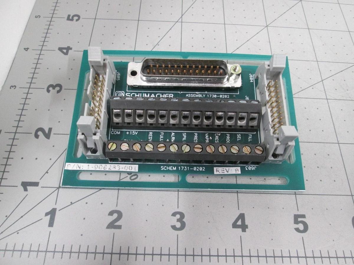 Schumacher, 1730-0202, Breakout, Transfill PCB Assy, New