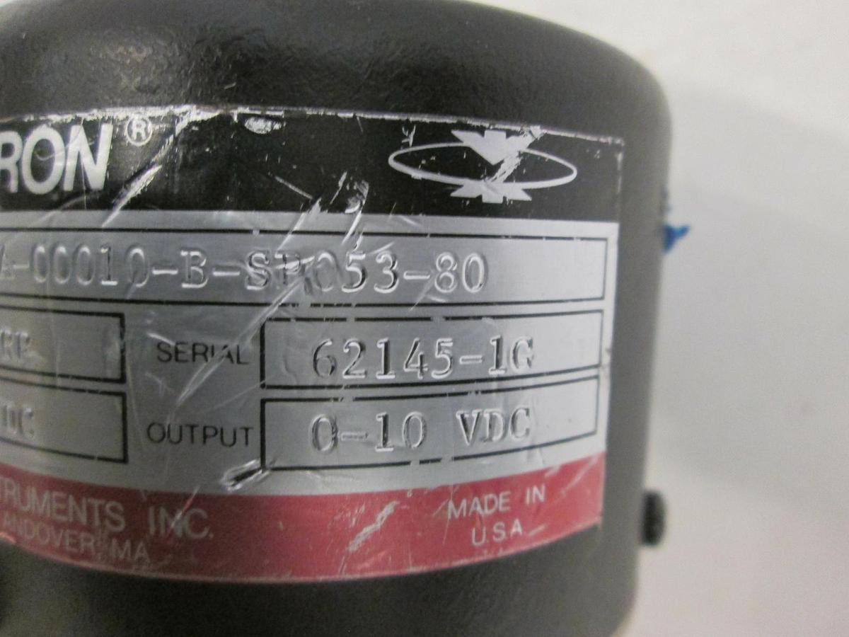 Used MKS, 10 Torr Baratron Pressure Transducer, 122AA-00010-B-SPO53-80, Used