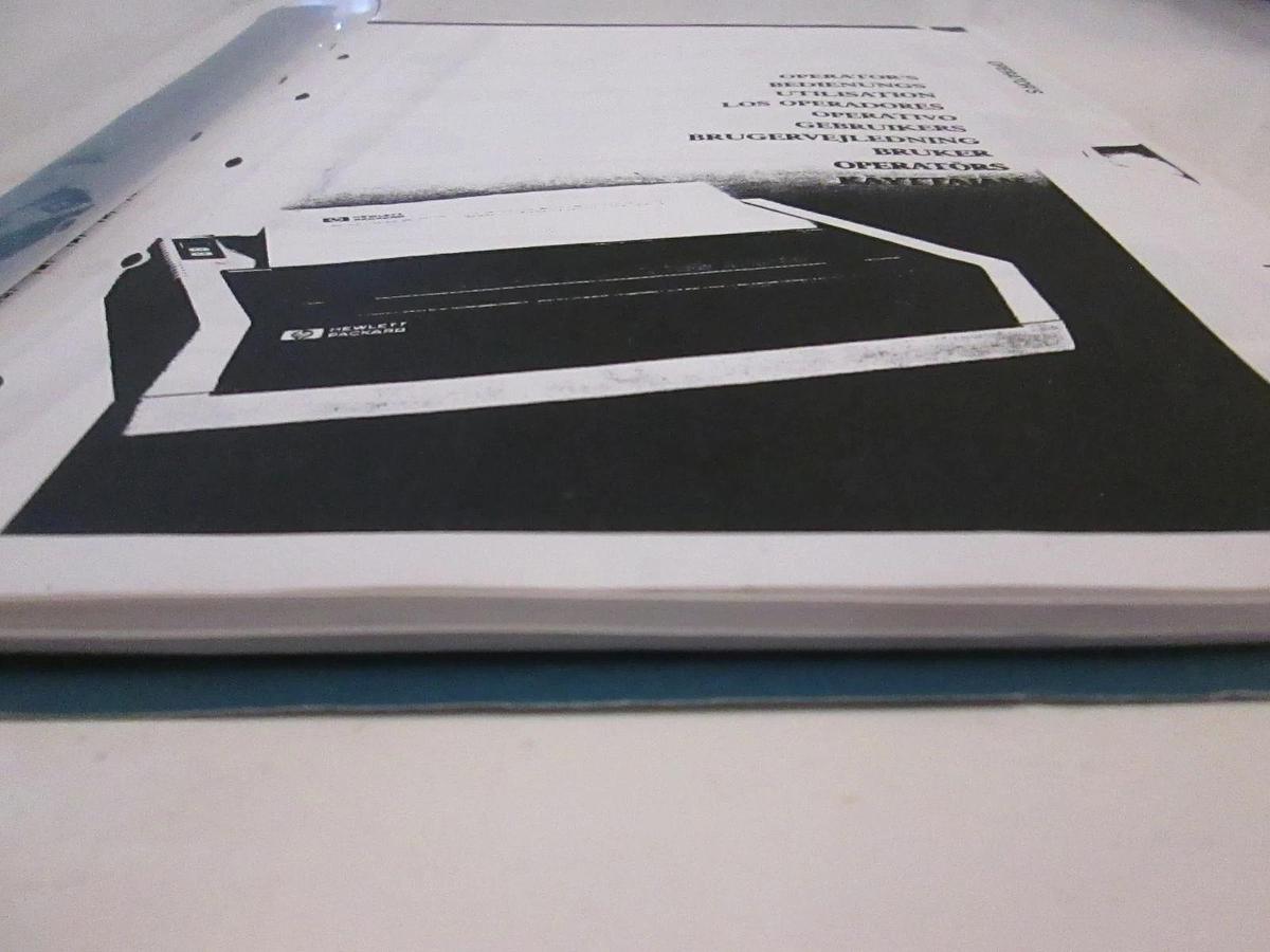 Used HP Model 2225D Operators Reference, Used