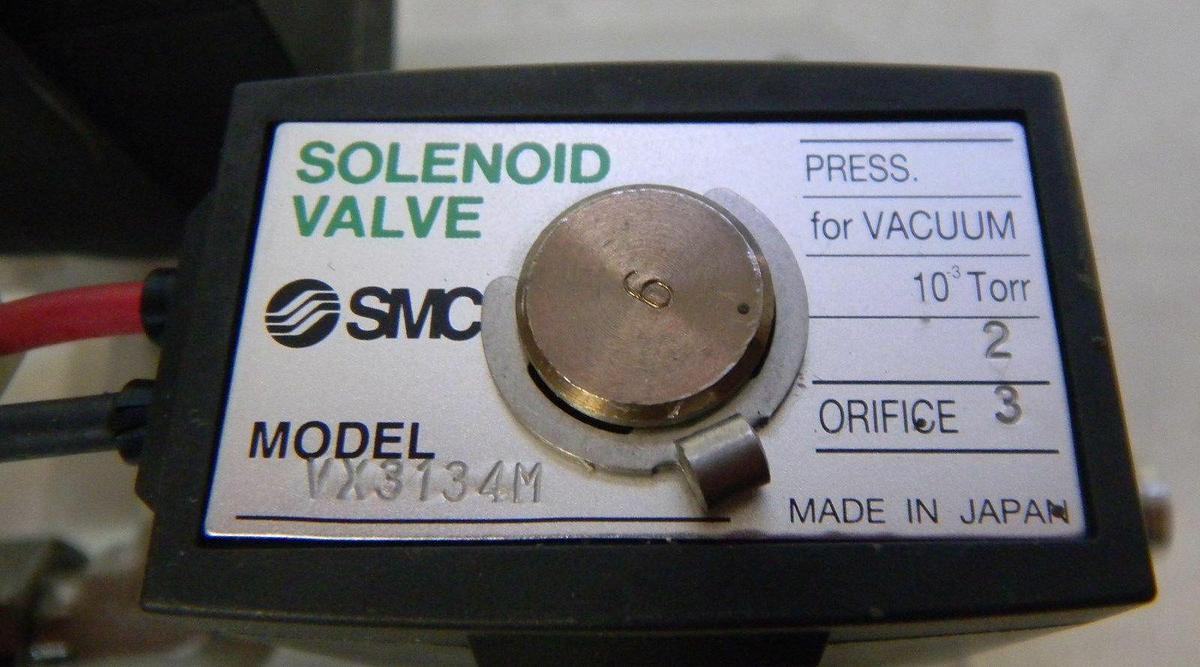 Used SMC Solenoid Valve Assembly, VX3134M-02-5GS-B