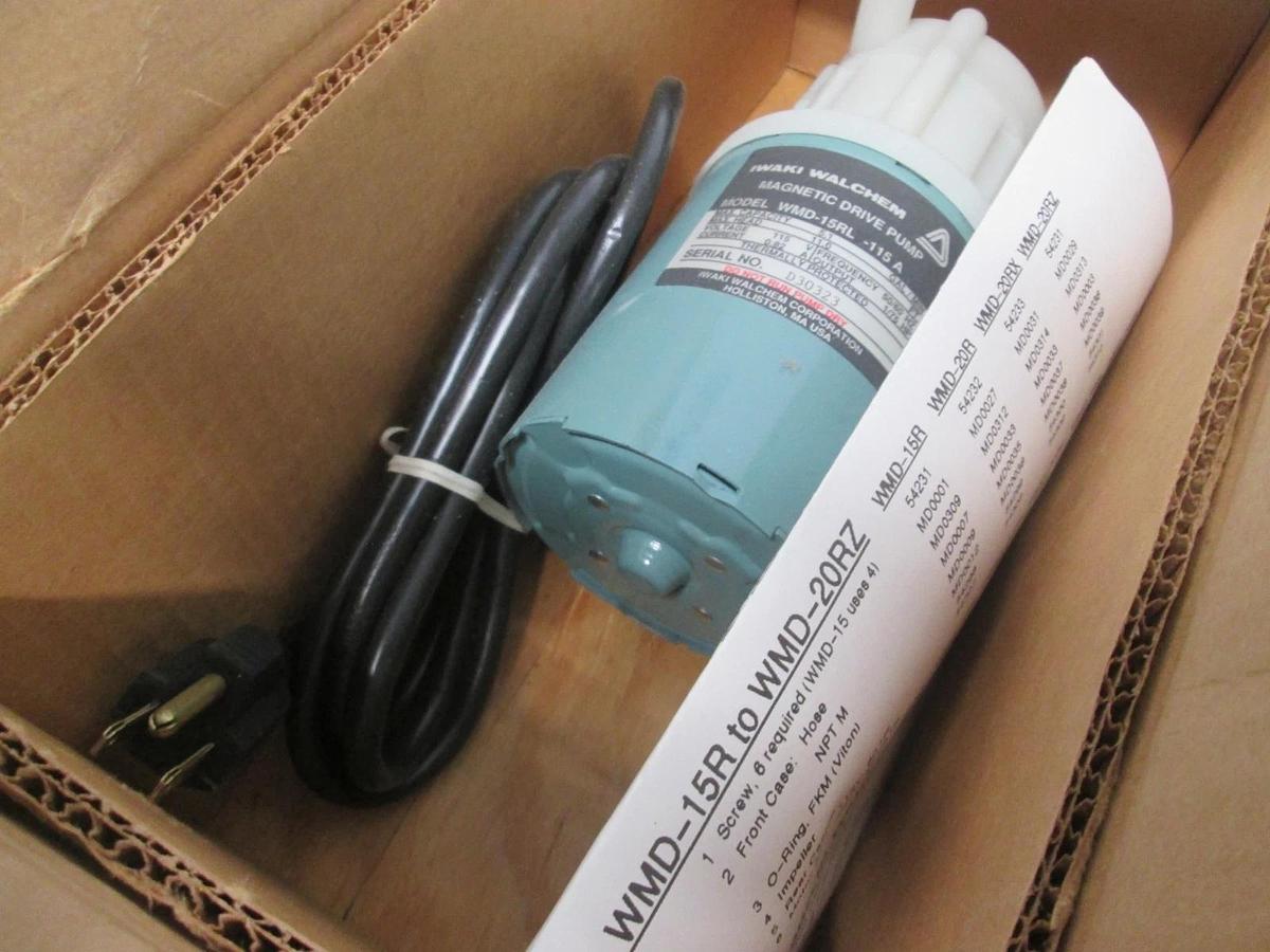 Iwaki Walchem, WMD-15RL-115A, Magnetic Drive Pump, New