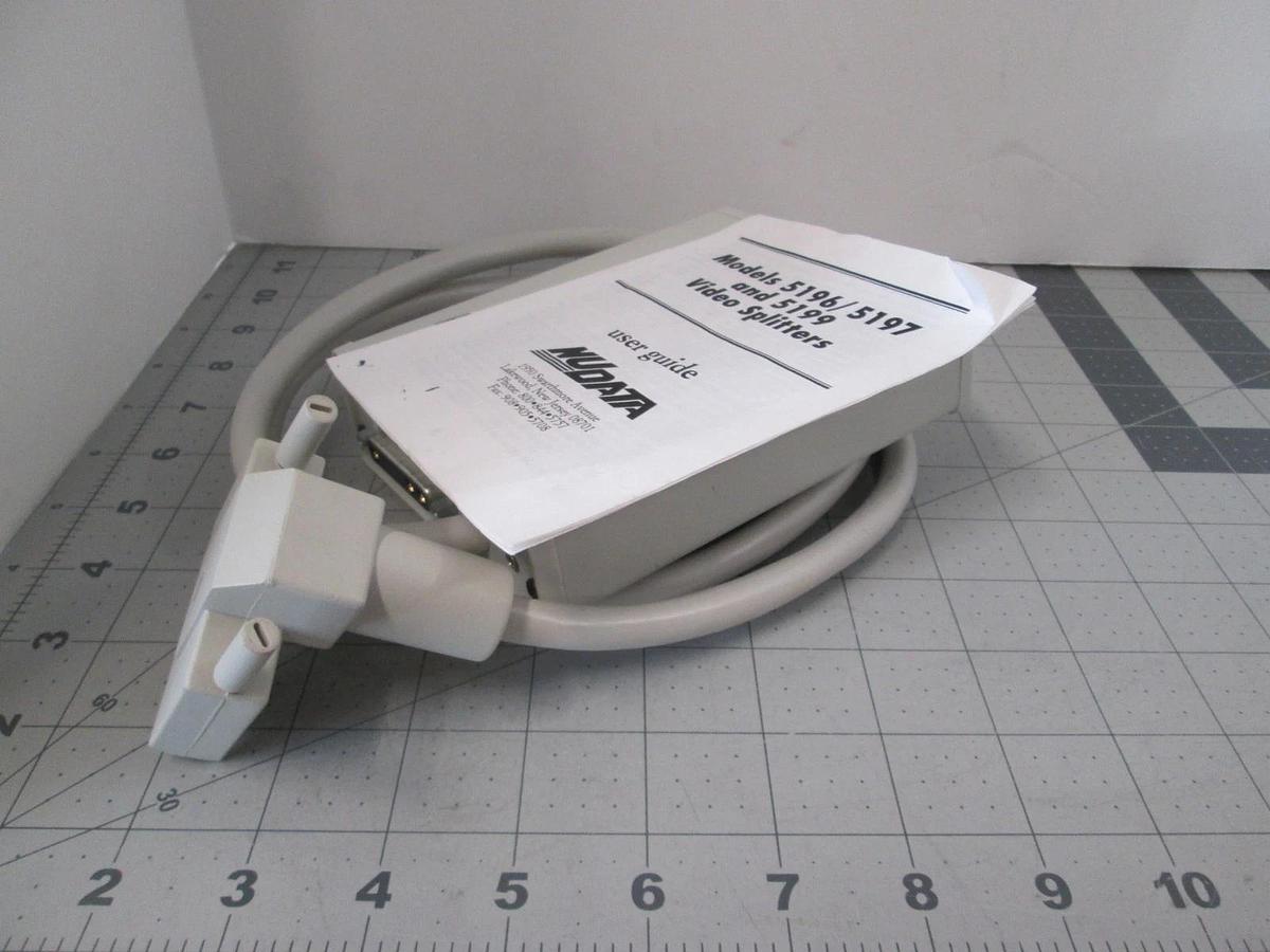 Nudata, Model 5197 Video Splitter w/ User Guide, New