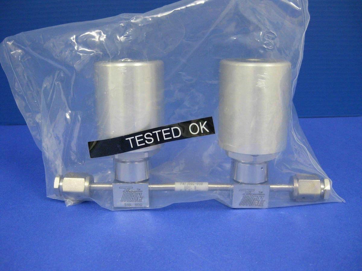 Used Semi Gas Ewal Parker Titan II Actuated Valve Assy, M006565, M006788,