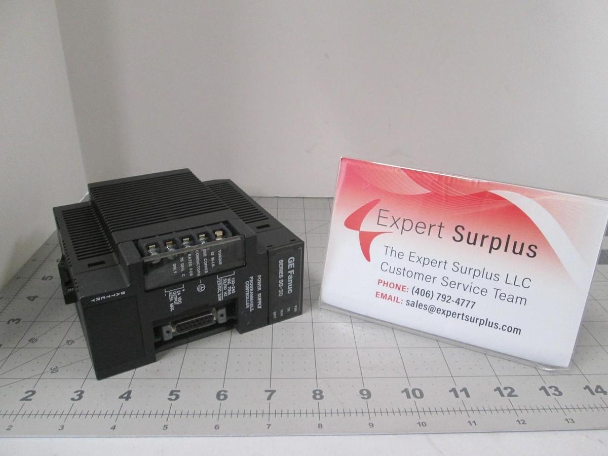 Used GE Fanuc, IC693PWR321M, 30W Power Supply, Series 90-30 Programmable Control Used