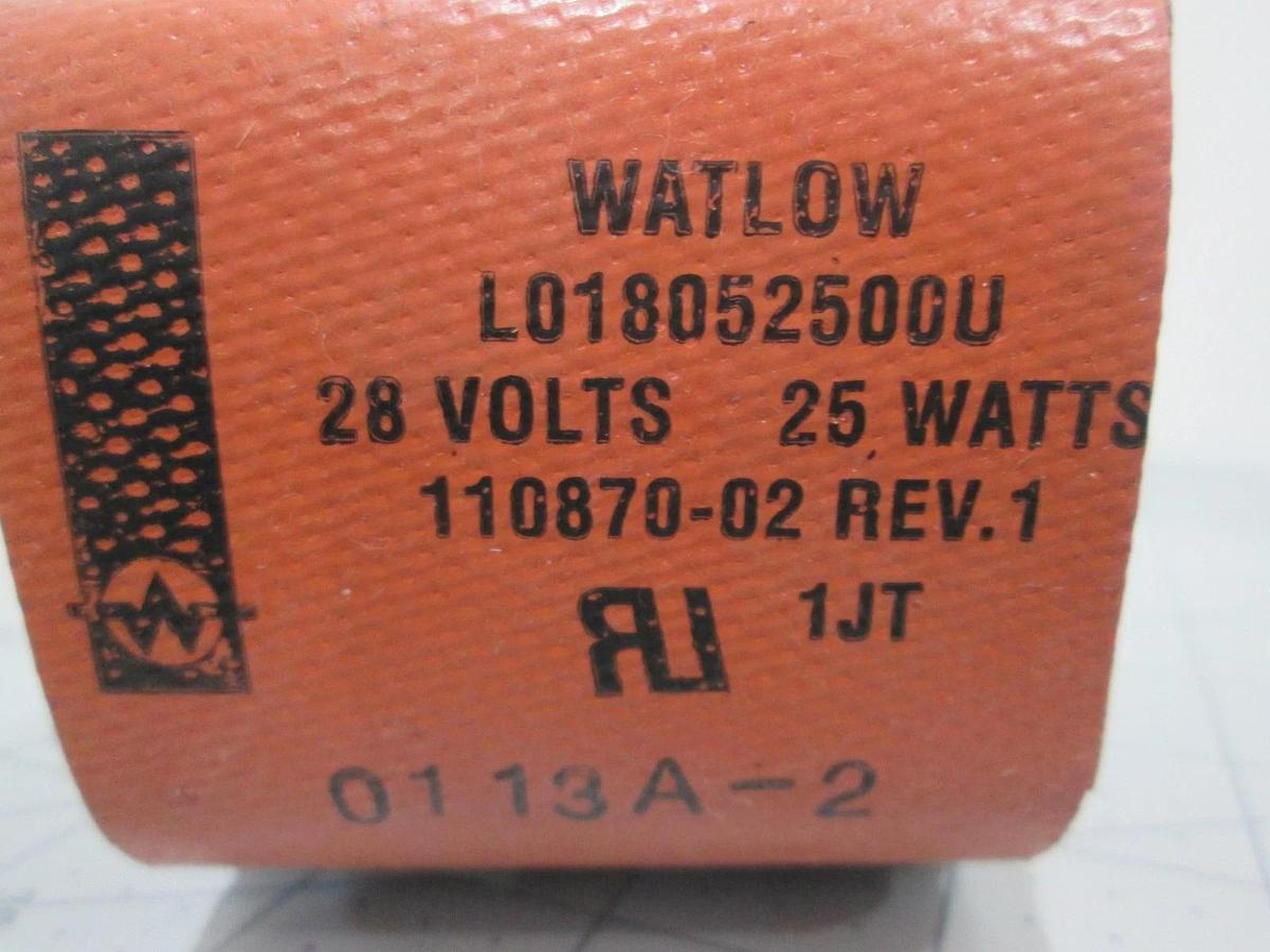 Watlow, L018052500U, Heater Jacket for MKS 148 Valve, 28V, 25W, New