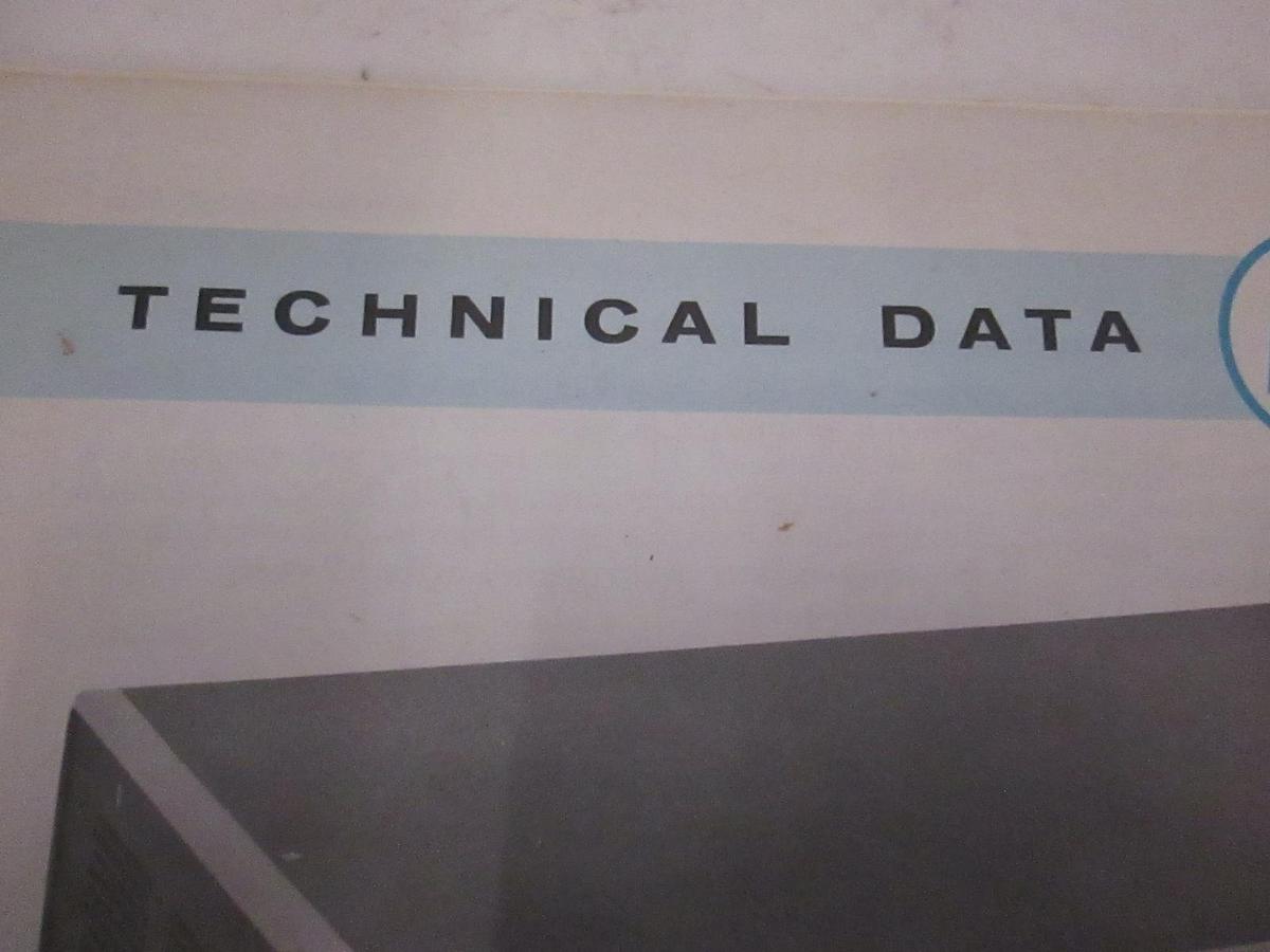 Used HP 690 Sweep Oscillators 1-40Gc Technical Data, Used