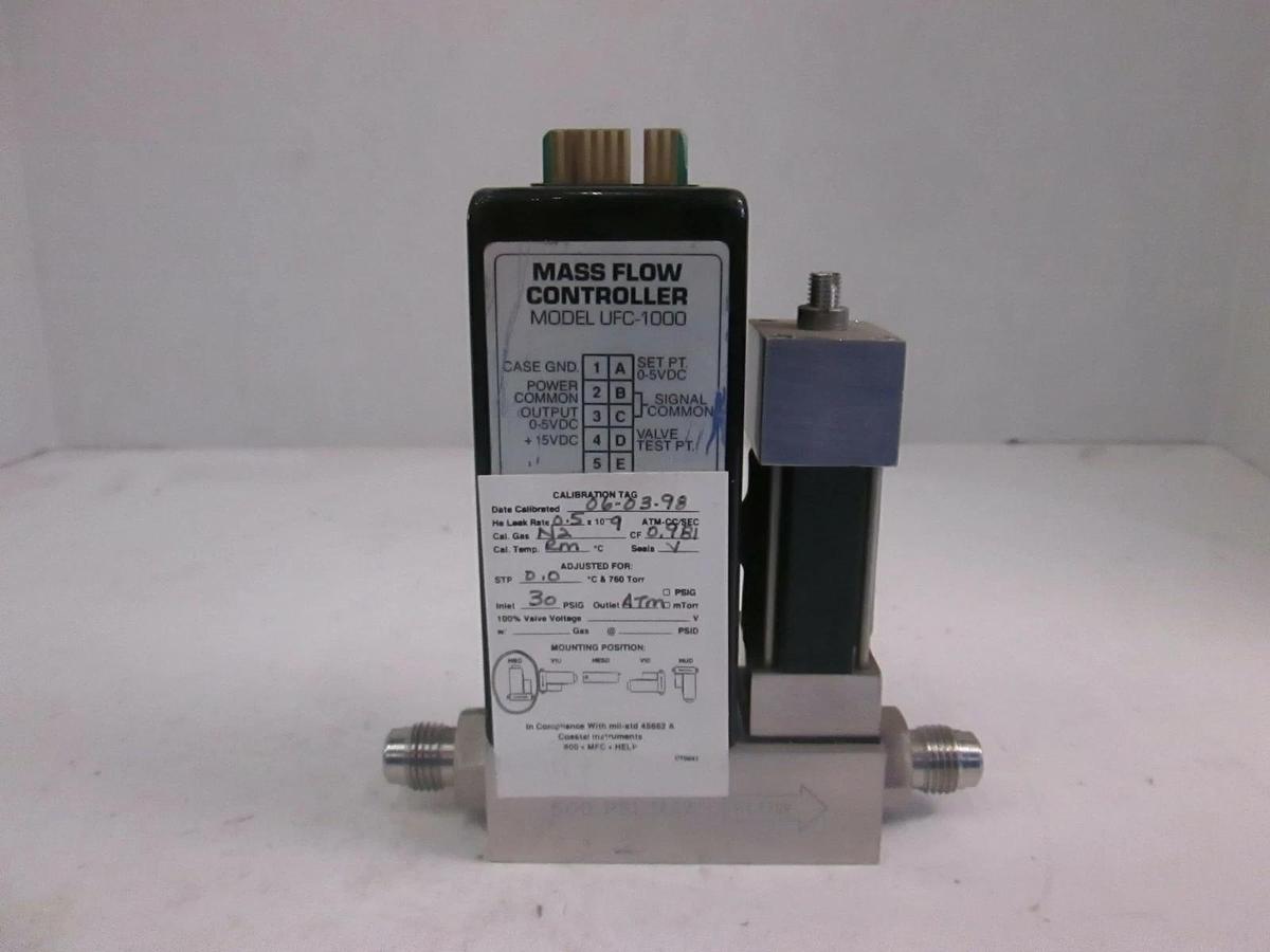 Used Unit UFC-1000 Mass Flow Controller MFC, O2, 5 SLM