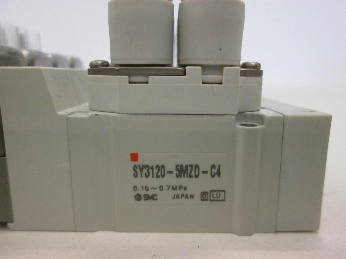 Used SMC, SY3120-5MZD-C4, Solenoid Valve, Used, Lot of 4