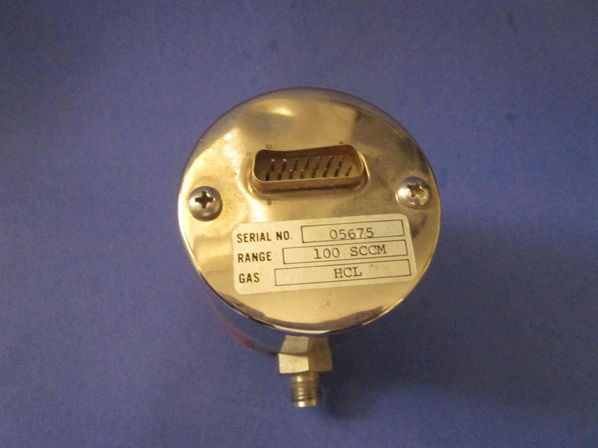 Used Tylan FC-200 Mass Flow Controller MFC, HCL, 100 SCCM, Used, antique