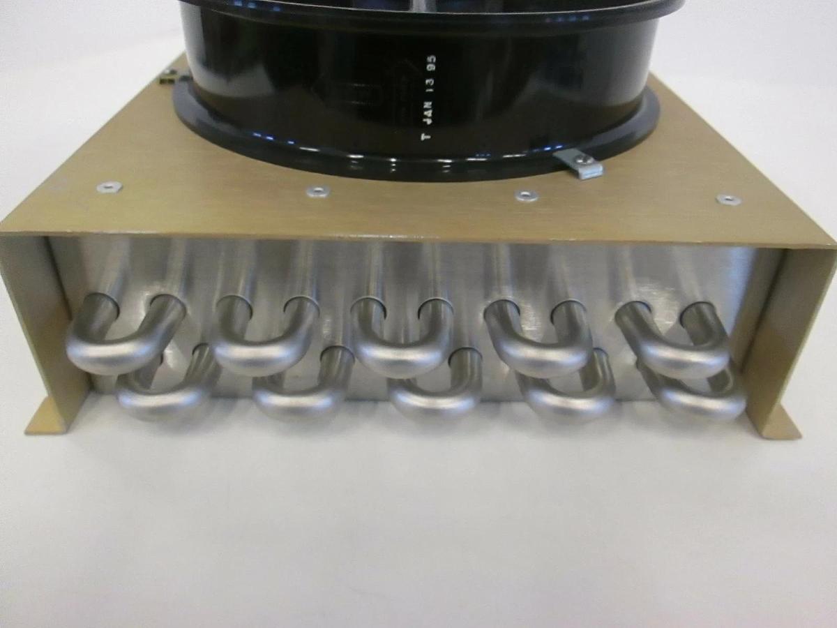 Used Thermatron, 31121000, Heat Exchanger w/ SS Tubes and Copper Fins, Fan, Used