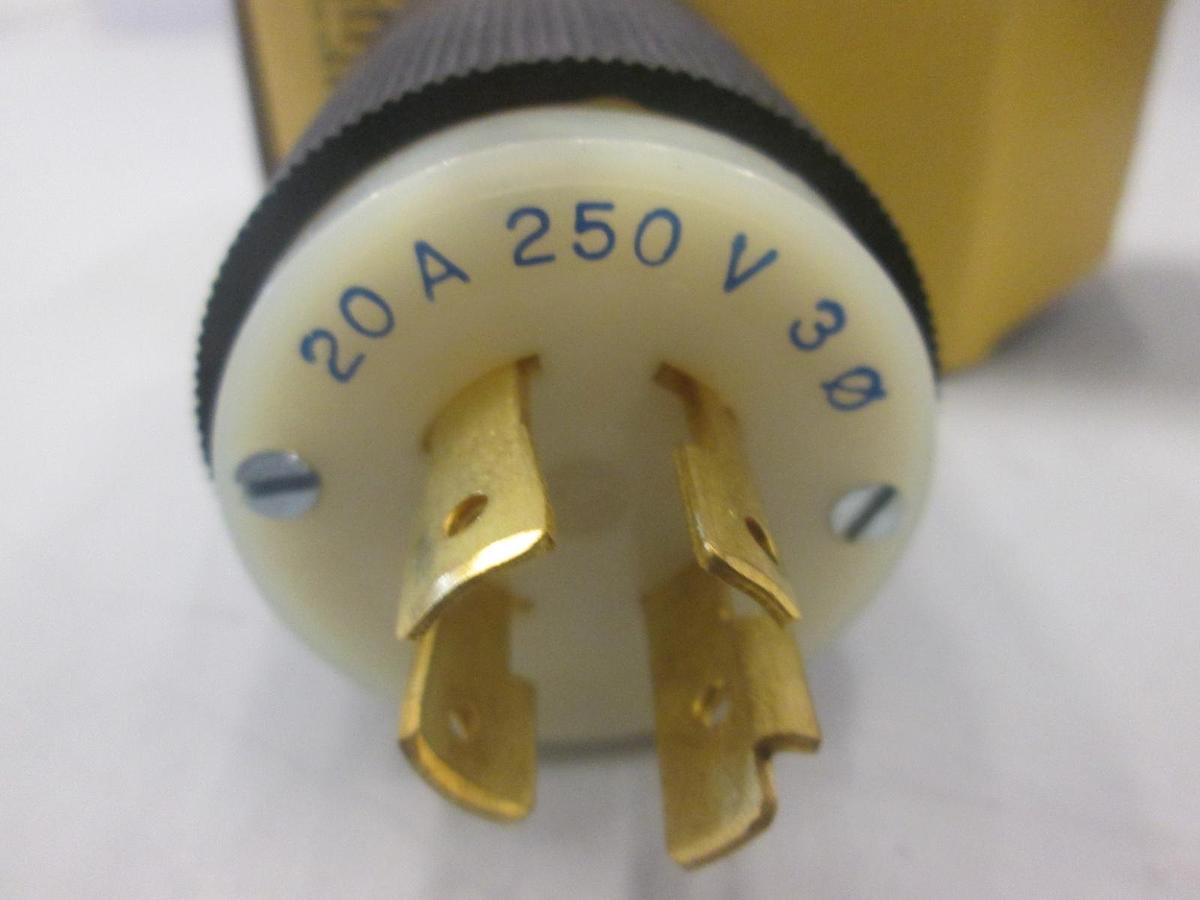 Hubbell, One 2421, Insulgrip Twist-Lock Cap, 3 Pole, New