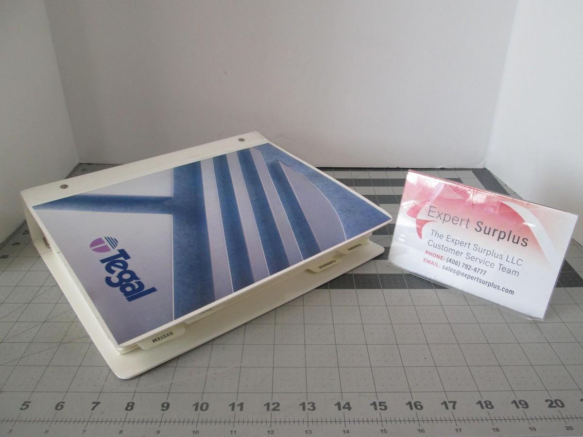 Used Tegal, 903e, Plasma Production Etcher, System Manual, Volume 1, Used