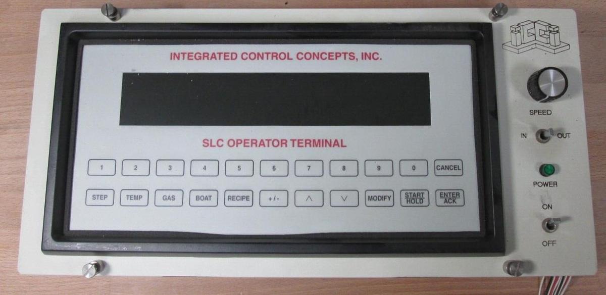 Used ICCI SLC Operator Terminal Display 8002755, with panel furnace ready to install