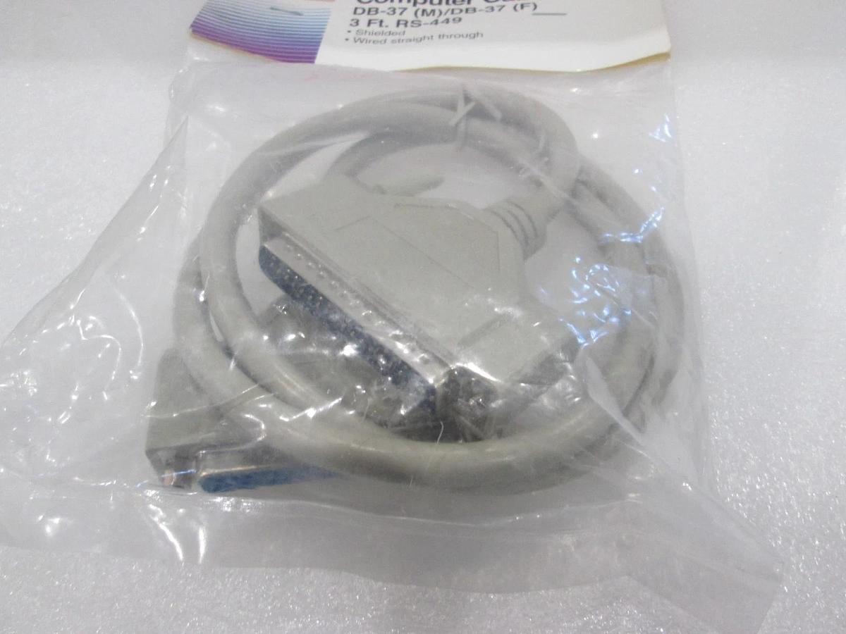 TEL Tokyo, GC Electronics, DB-37 Male and Female Connector, 3Ft, New
