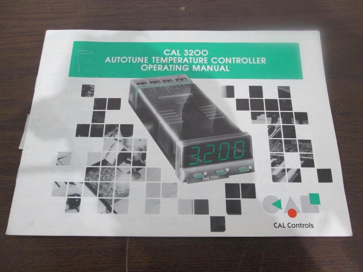Used CAL Controls, CAL 3200, Autotune Temperature Controller, Operating Manual, Used