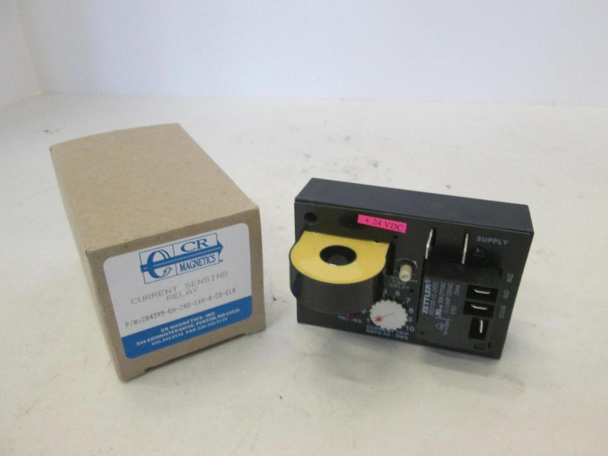 CR Magnetics, Current Sensing Relay, CR4395-EH, New