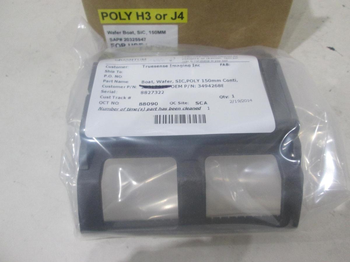 Used Coorstek, Model 20325947, 25 Slot 150 MM Polysilicon Carbide Boat, Cleaned