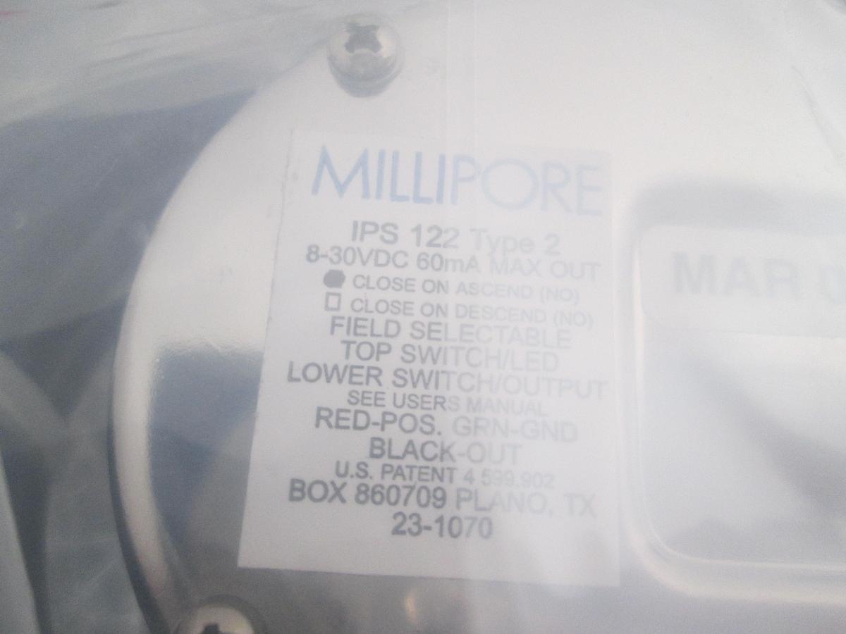 Millipore, IPS 122 Type 2, Pressure Switch 100PSI 8-30VDC 60mA NEW